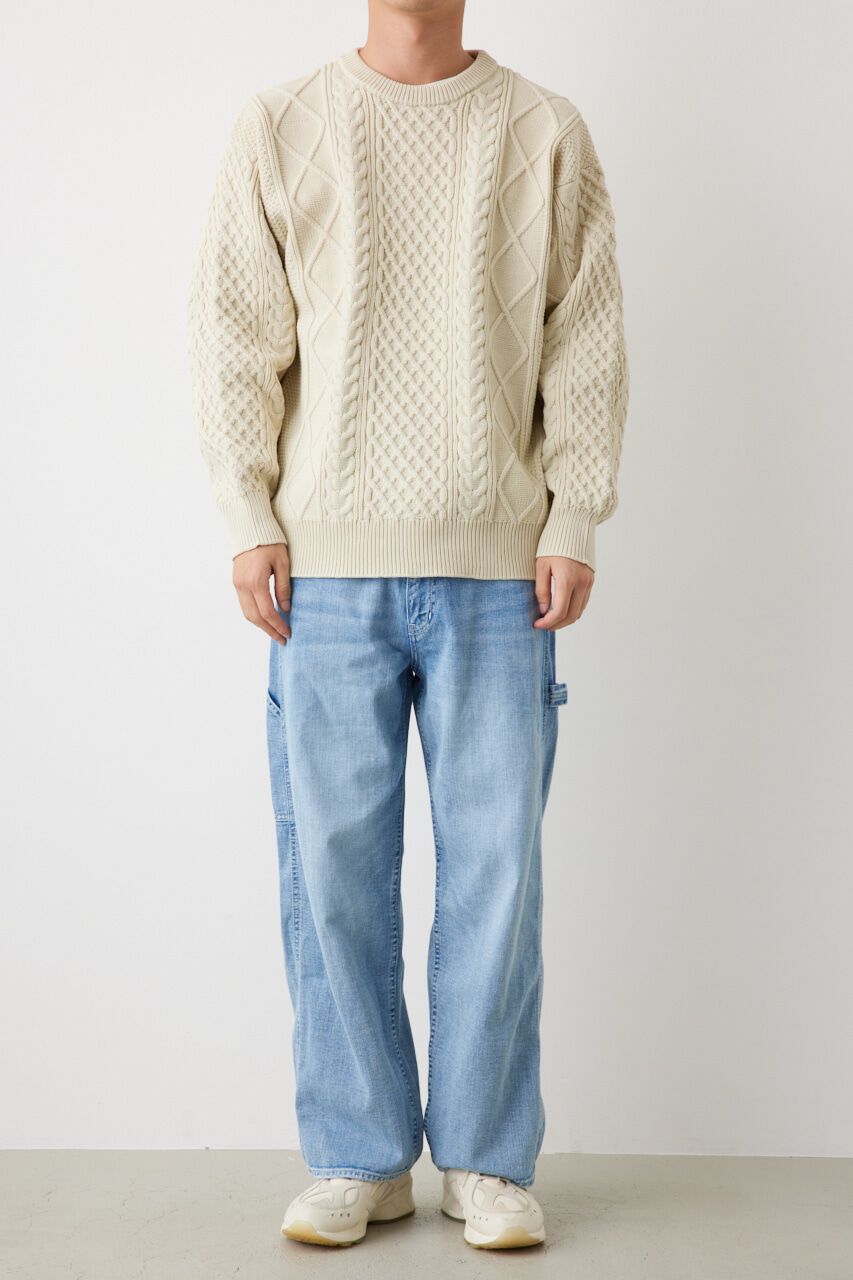 RODEO CROWNS「A-LIGHT KNIT ケーブルトップス」|ニット・セーター|