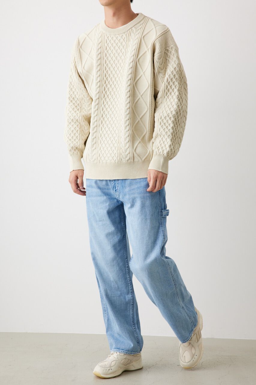 RODEO CROWNS「A-LIGHT KNIT ケーブルトップス」|ニット・セーター|