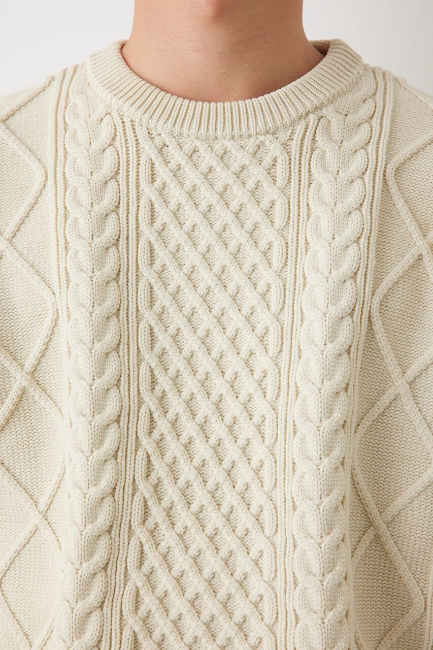 RODEO CROWNS「A-LIGHT KNIT ケーブルトップス」|ニット・セーター|