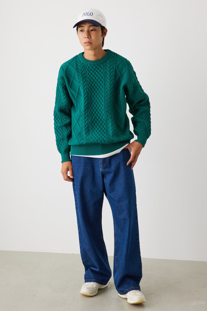 RODEO CROWNS「A-LIGHT KNIT ケーブルトップス」|ニット・セーター|