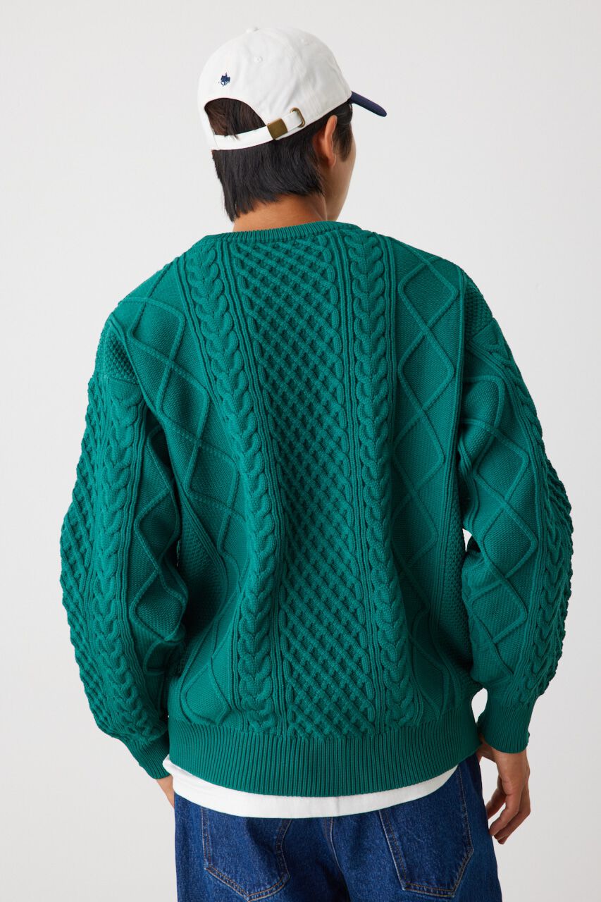 RODEO CROWNS「A-LIGHT KNIT ケーブルトップス」|ニット・セーター|