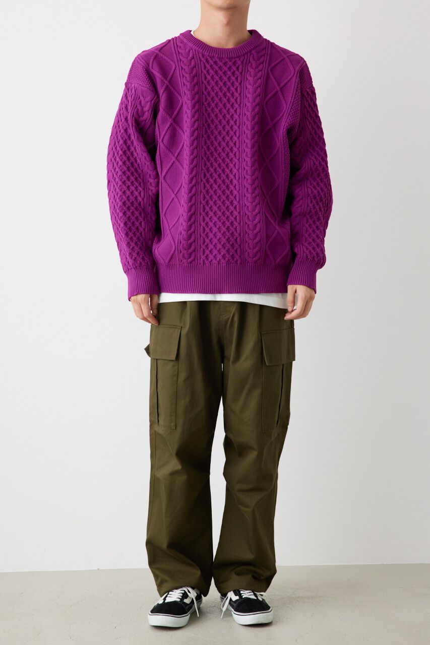 RODEO CROWNS「A-LIGHT KNIT ケーブルトップス」|ニット・セーター|