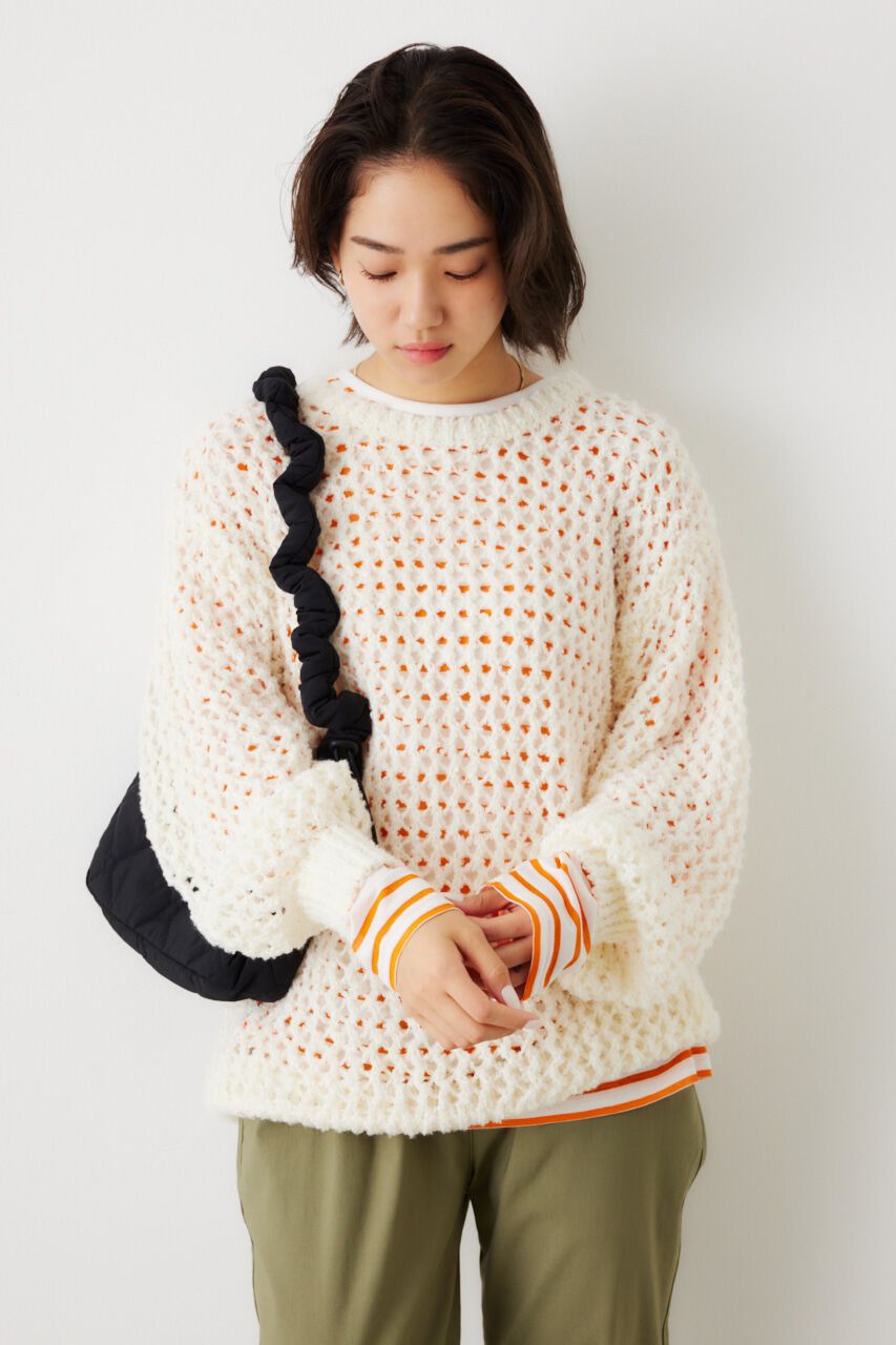 RODEO CROWNS「メッシュニットトップス」|ニット・セーター|