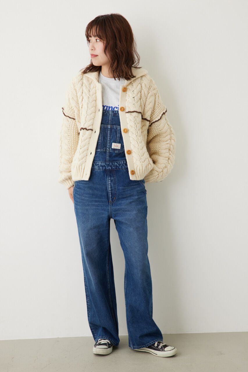 RODEO CROWNS「メロー ケーブルニット カーディガン」|カーディガン|