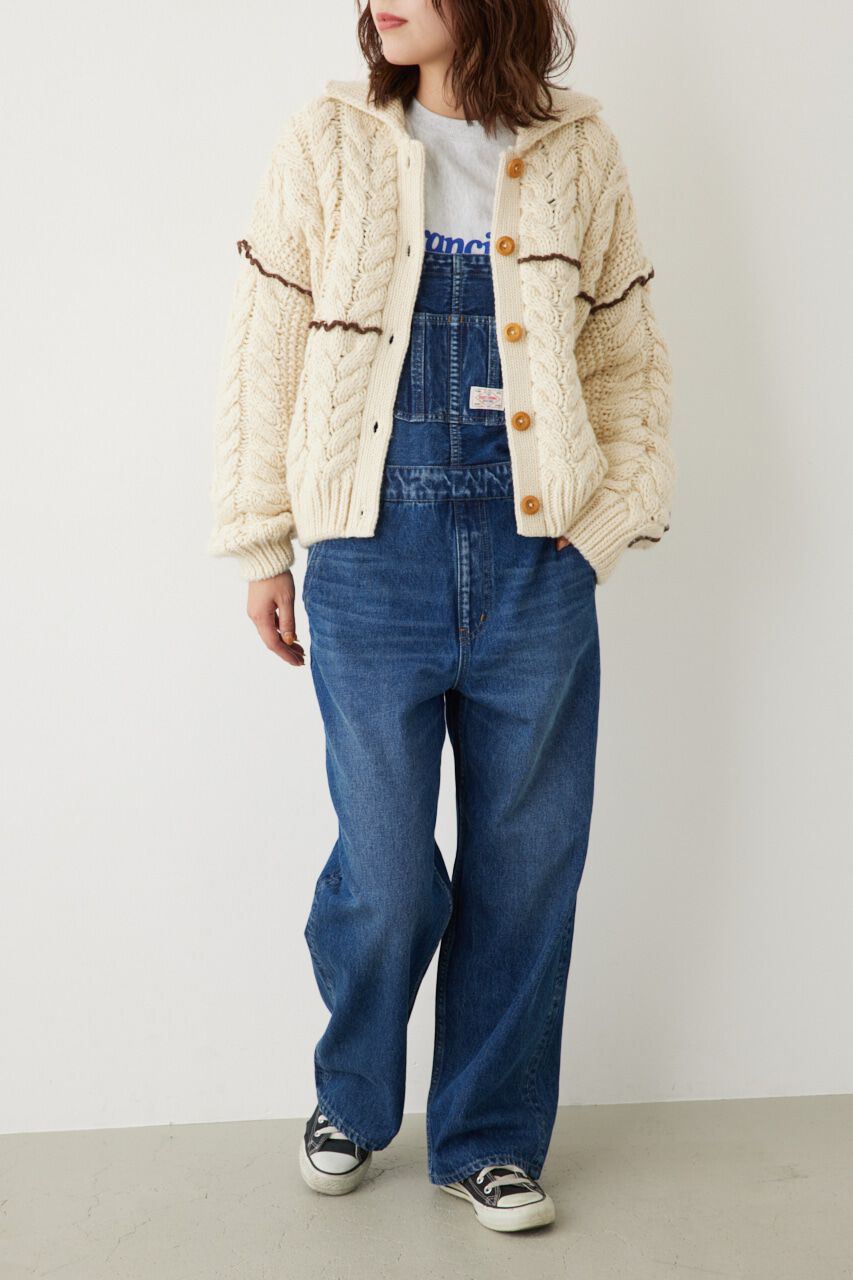 RODEO CROWNS「メロー ケーブルニット カーディガン」|カーディガン|