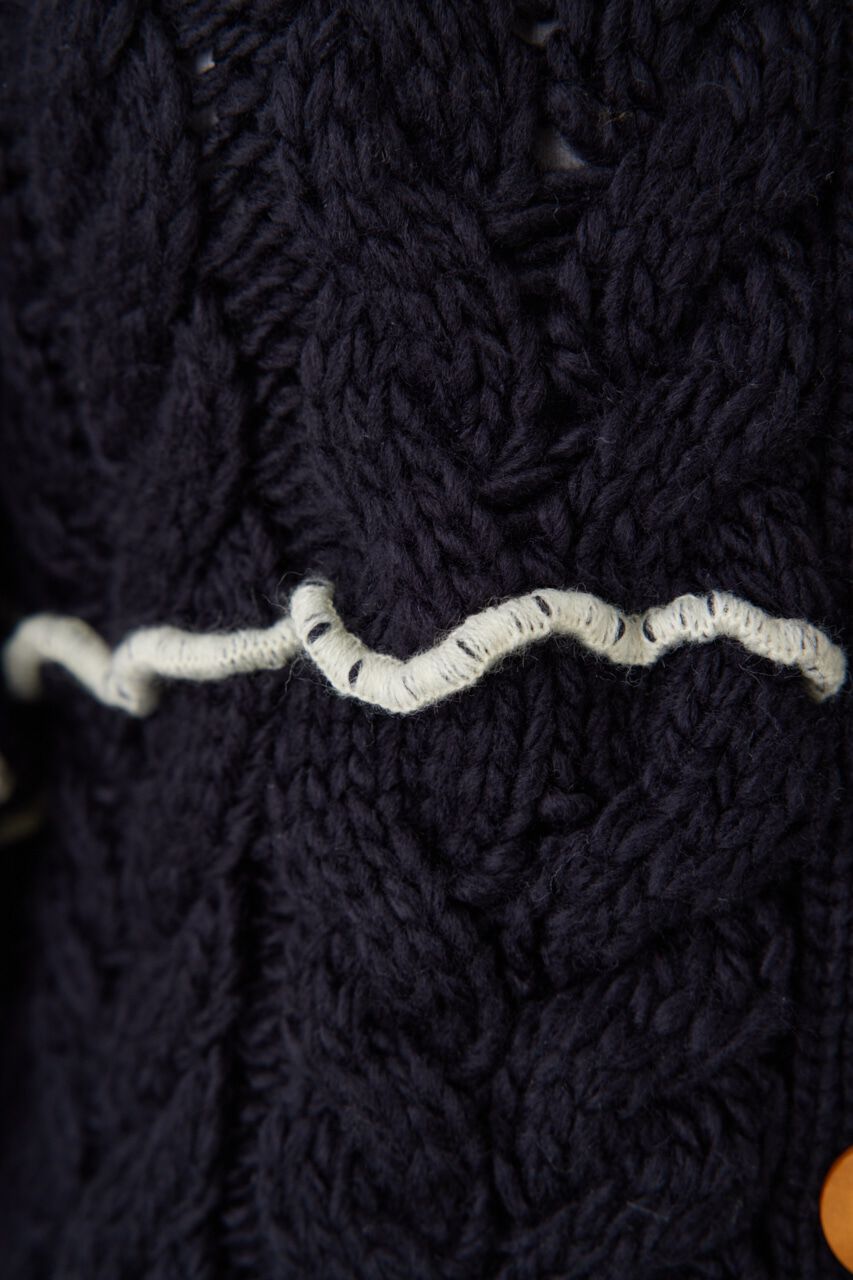 RODEO CROWNS「メロー ケーブルニット カーディガン」|カーディガン|