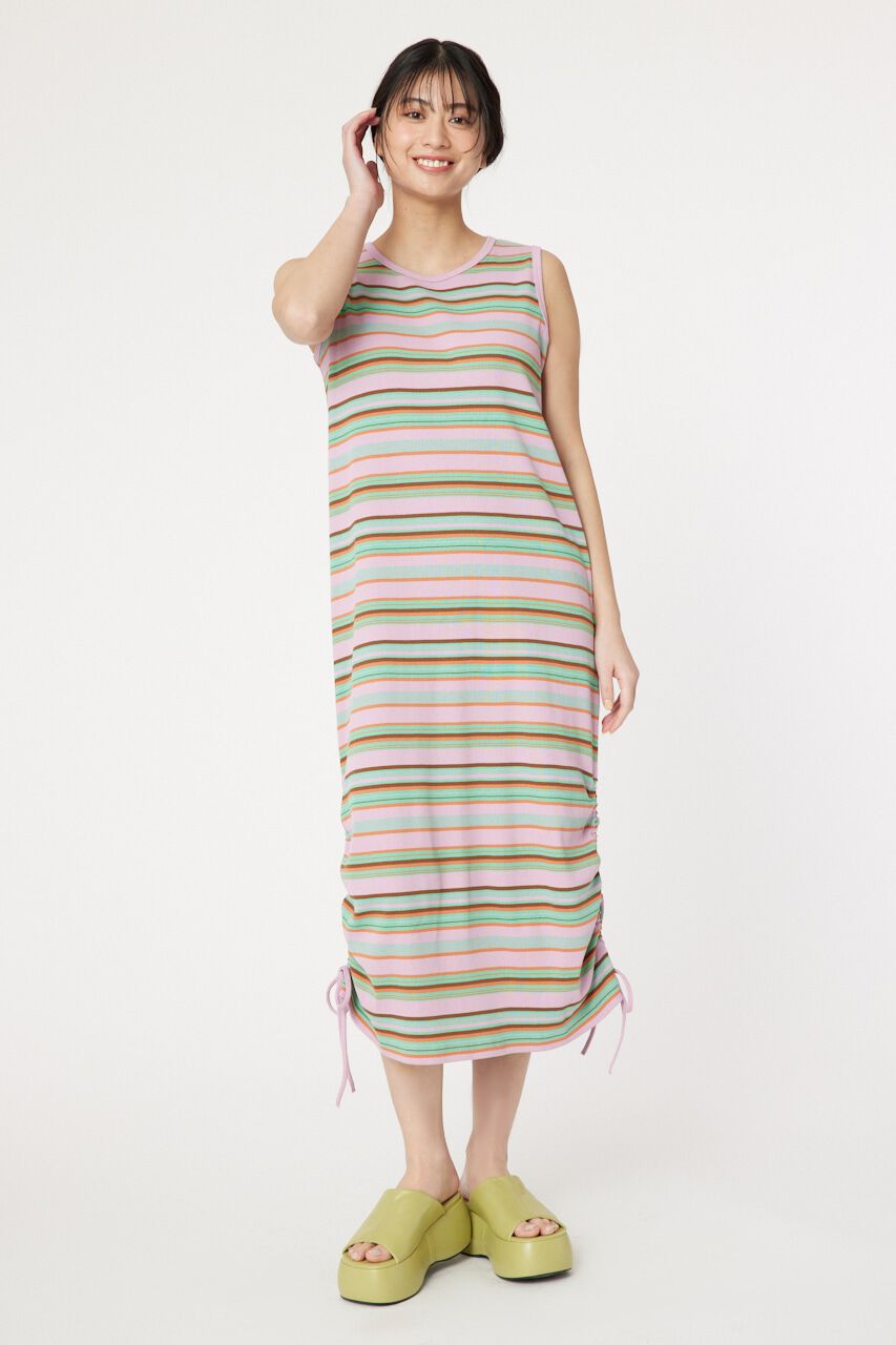 RODEO CROWNS「マルチボーダータンクマキシワンピース」|ワンピース|