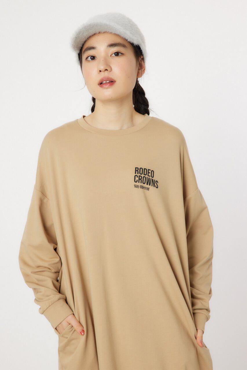 RODEO CROWNS「バックタックロゴワンピース」|ワンピース|