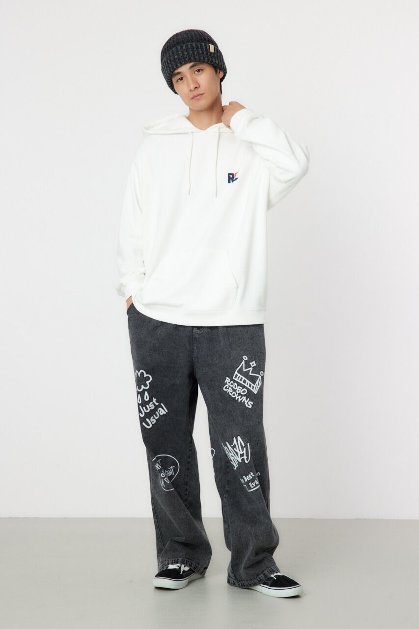 RODEO CROWNS「フロッキーバックロゴパーカー」|パーカー|