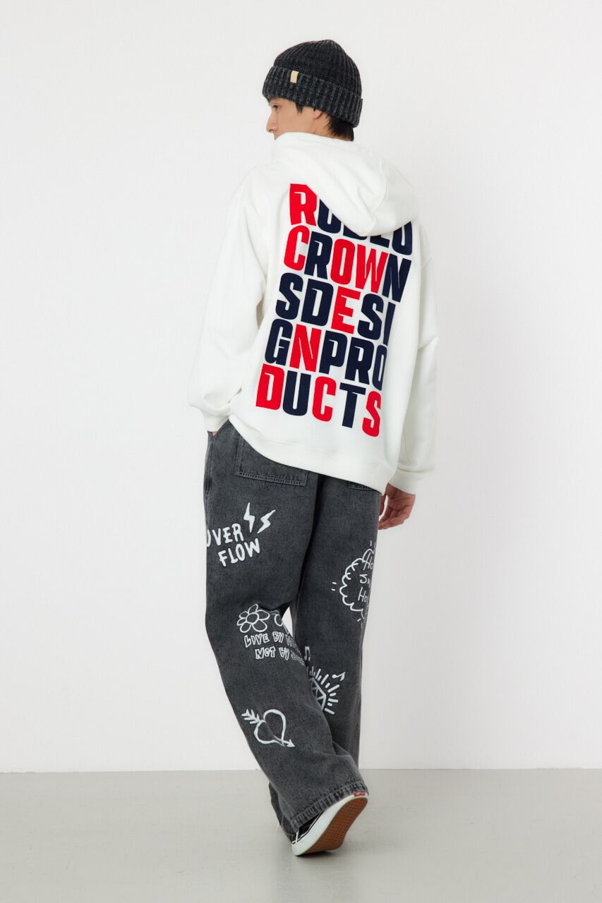 RODEO CROWNS「フロッキーバックロゴパーカー」|パーカー|