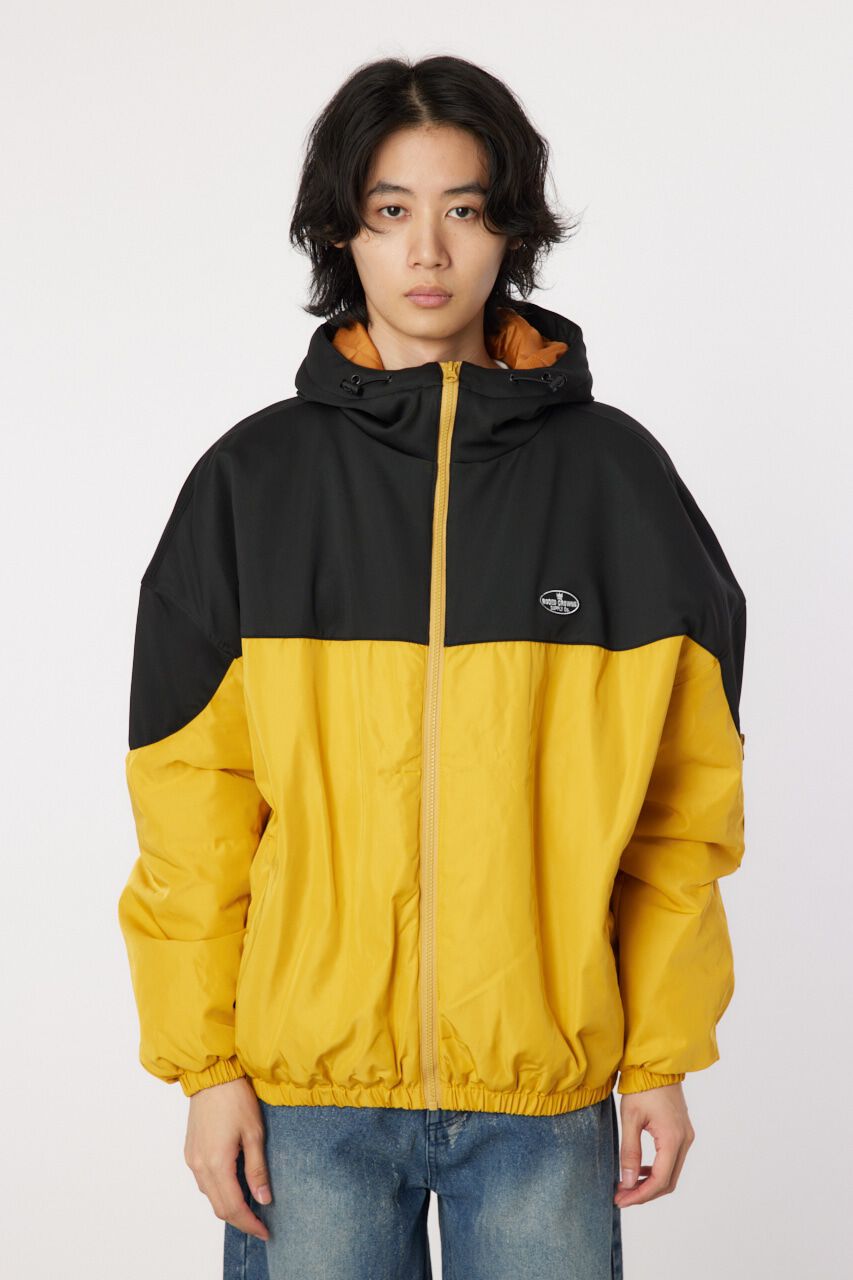 RODEO CROWNS「bicolor hooded ジャケット」|ブルゾン・スタジャン|