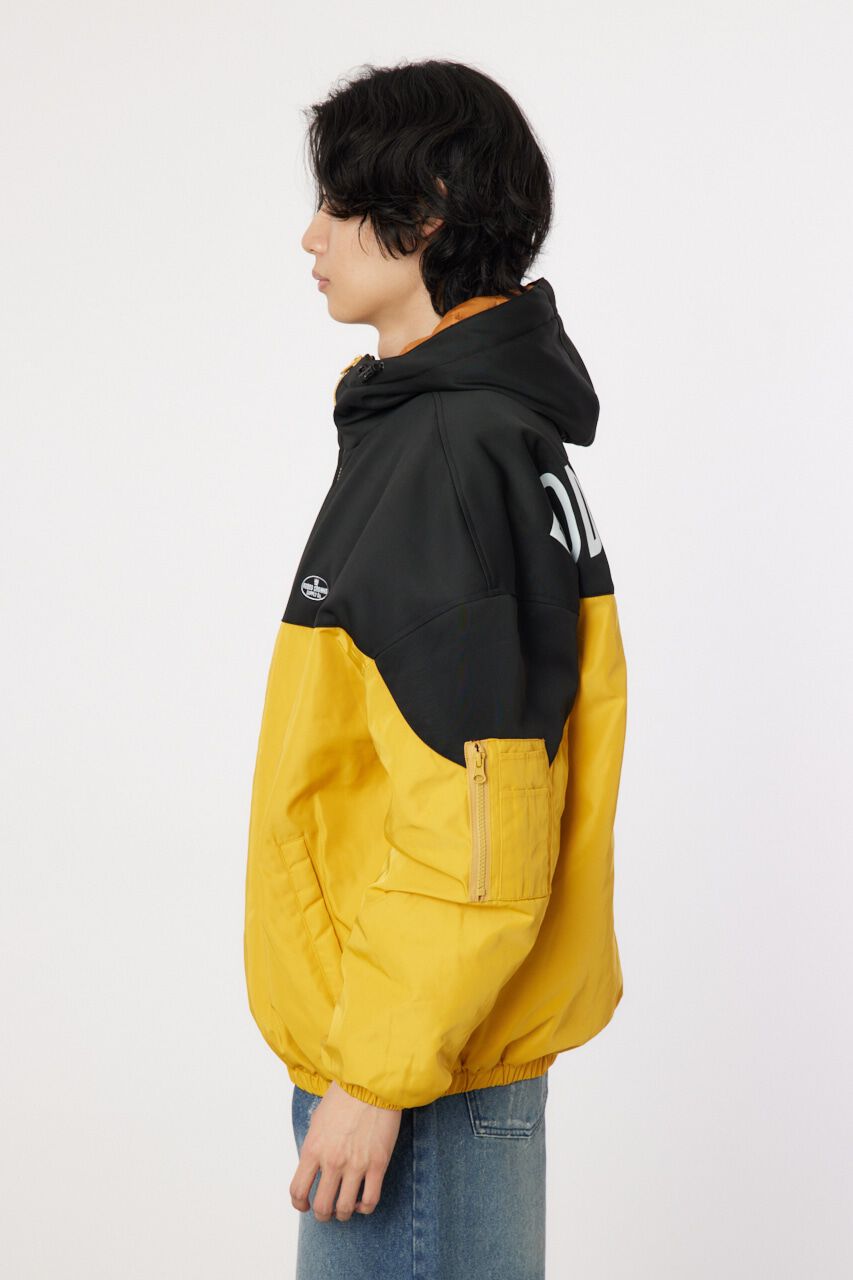 RODEO CROWNS「bicolor hooded ジャケット」|ブルゾン・スタジャン|