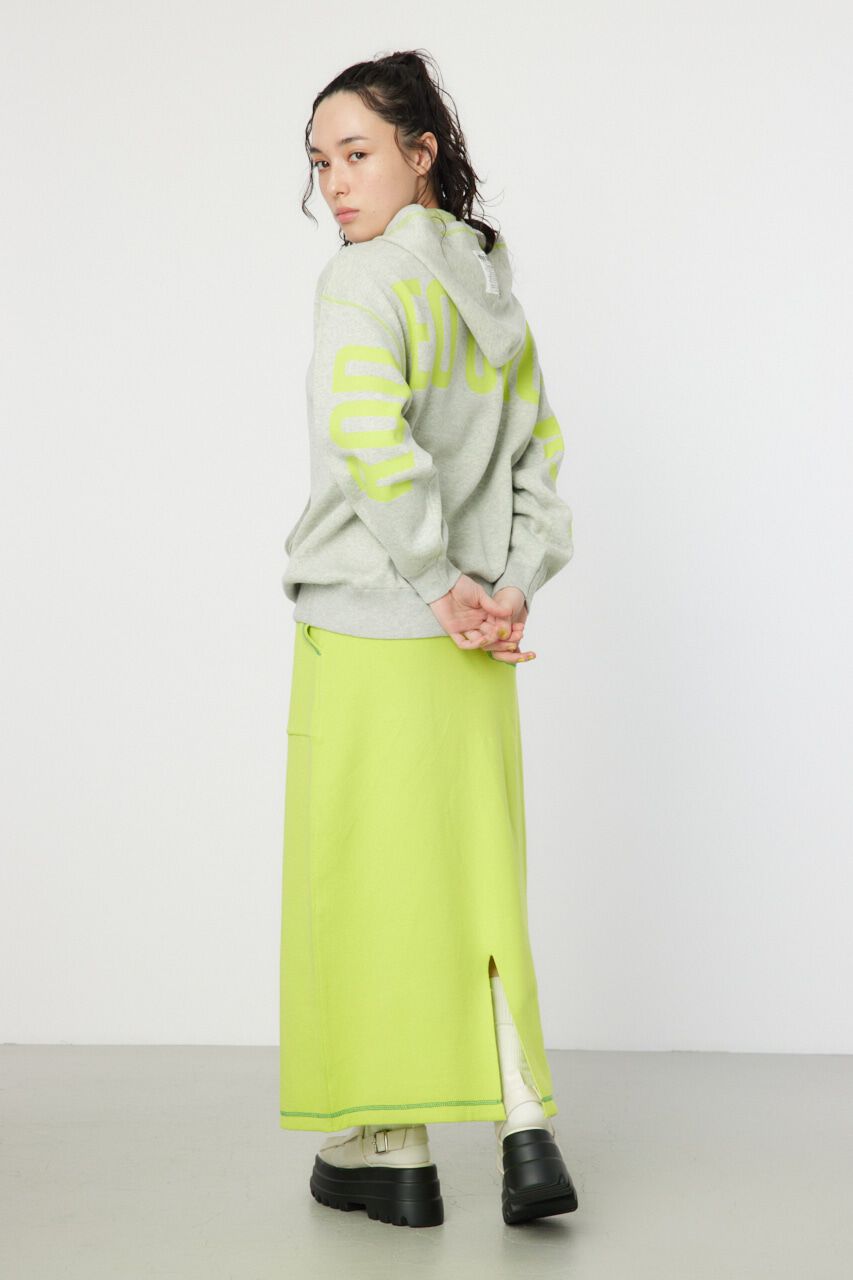 RODEO CROWNS「スウェットライクバックロゴニットフーディー」|ニット・セーター|