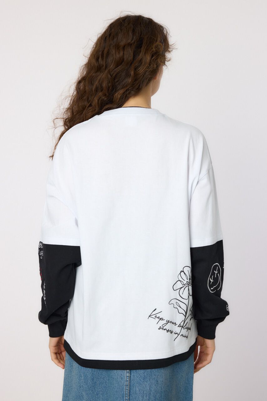 RODEO CROWNS「フェイクレイヤードロングスリーブTシャツ」|Tシャツ・カットソー|