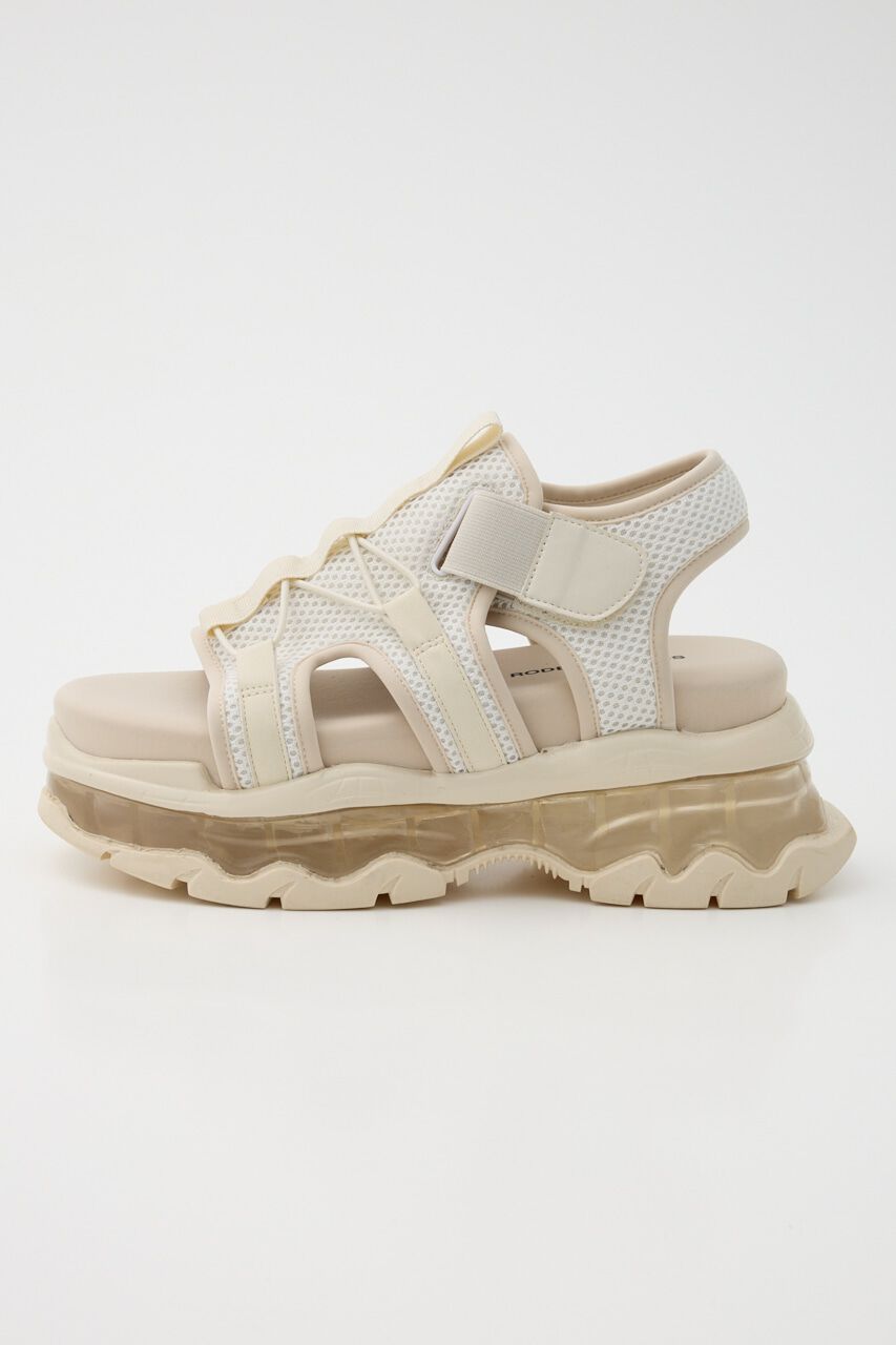 RODEO CROWNS「クリアソール ボリュームサンダル」|サンダル|