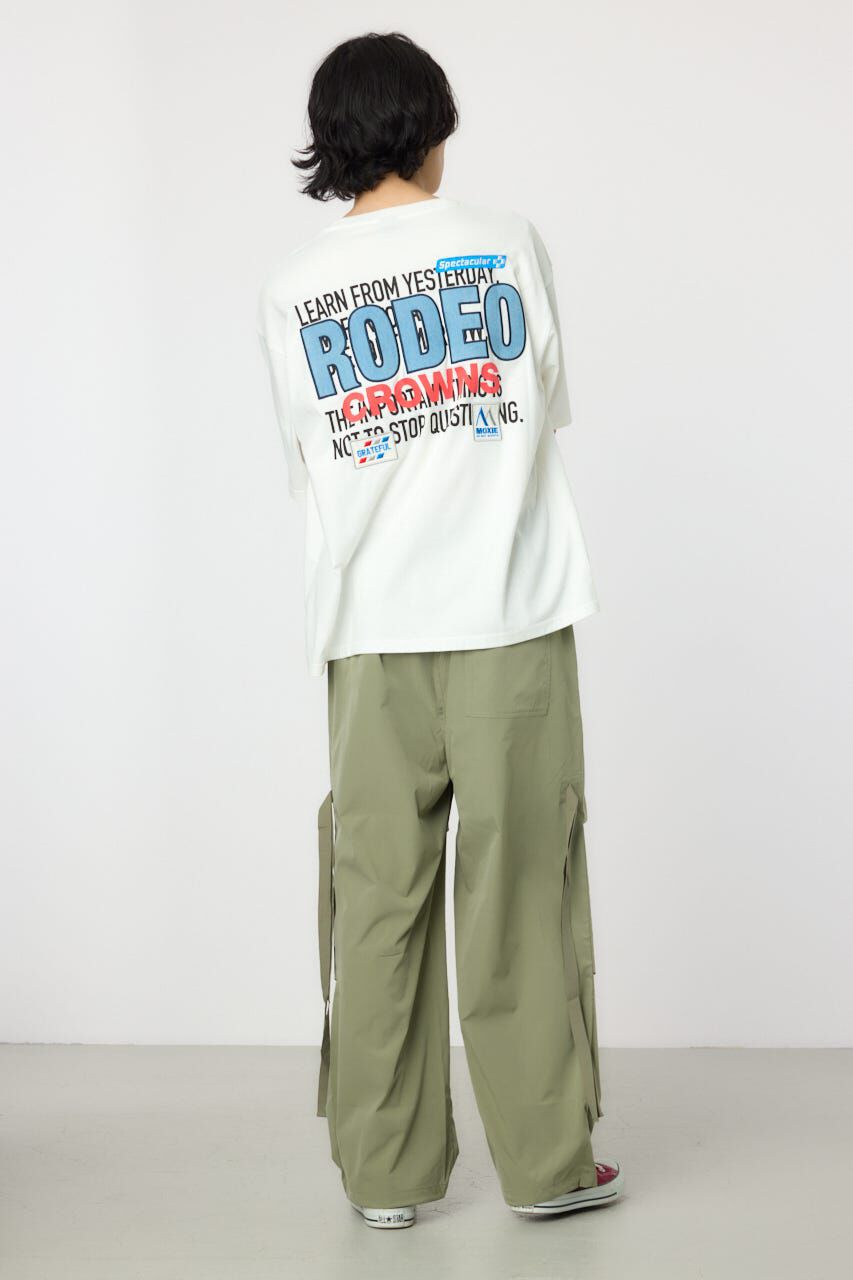 RODEO CROWNS「メンズOverlap デニムアップリケTシャツ」|Tシャツ・カットソー|