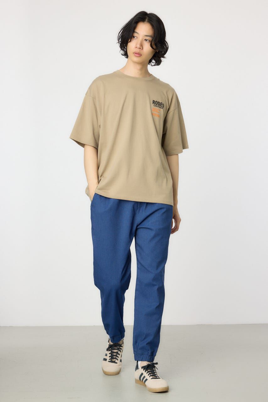 RODEO CROWNS「メンズOverlap デニムアップリケTシャツ」|Tシャツ・カットソー|