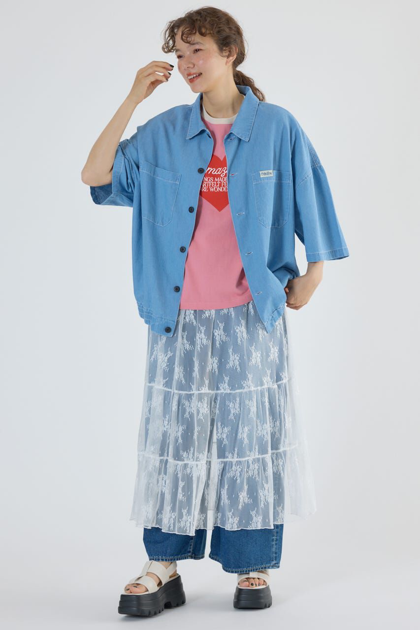 RODEO CROWNS「ライトデニムシャツアウター」|シャツ・ブラウス|