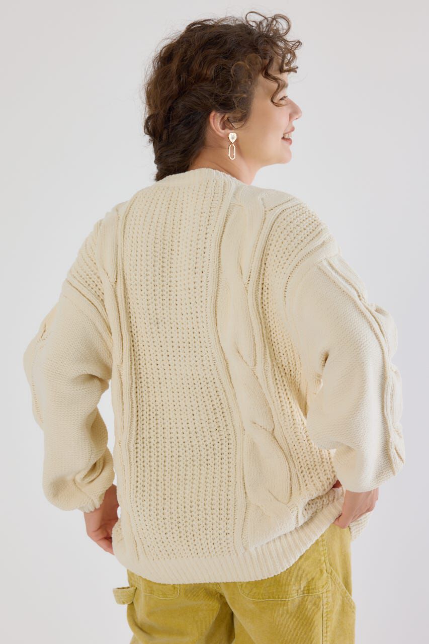 RODEO CROWNS「Vネックモールニットトップス」|ニット・セーター|