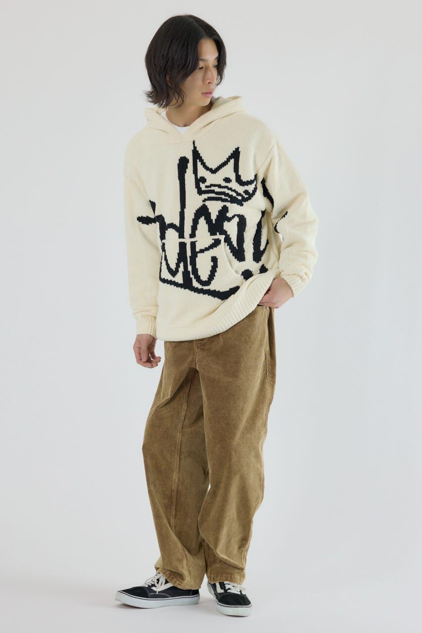 RODEO CROWNS「サインロゴモールニットパーカー」|パーカー|
