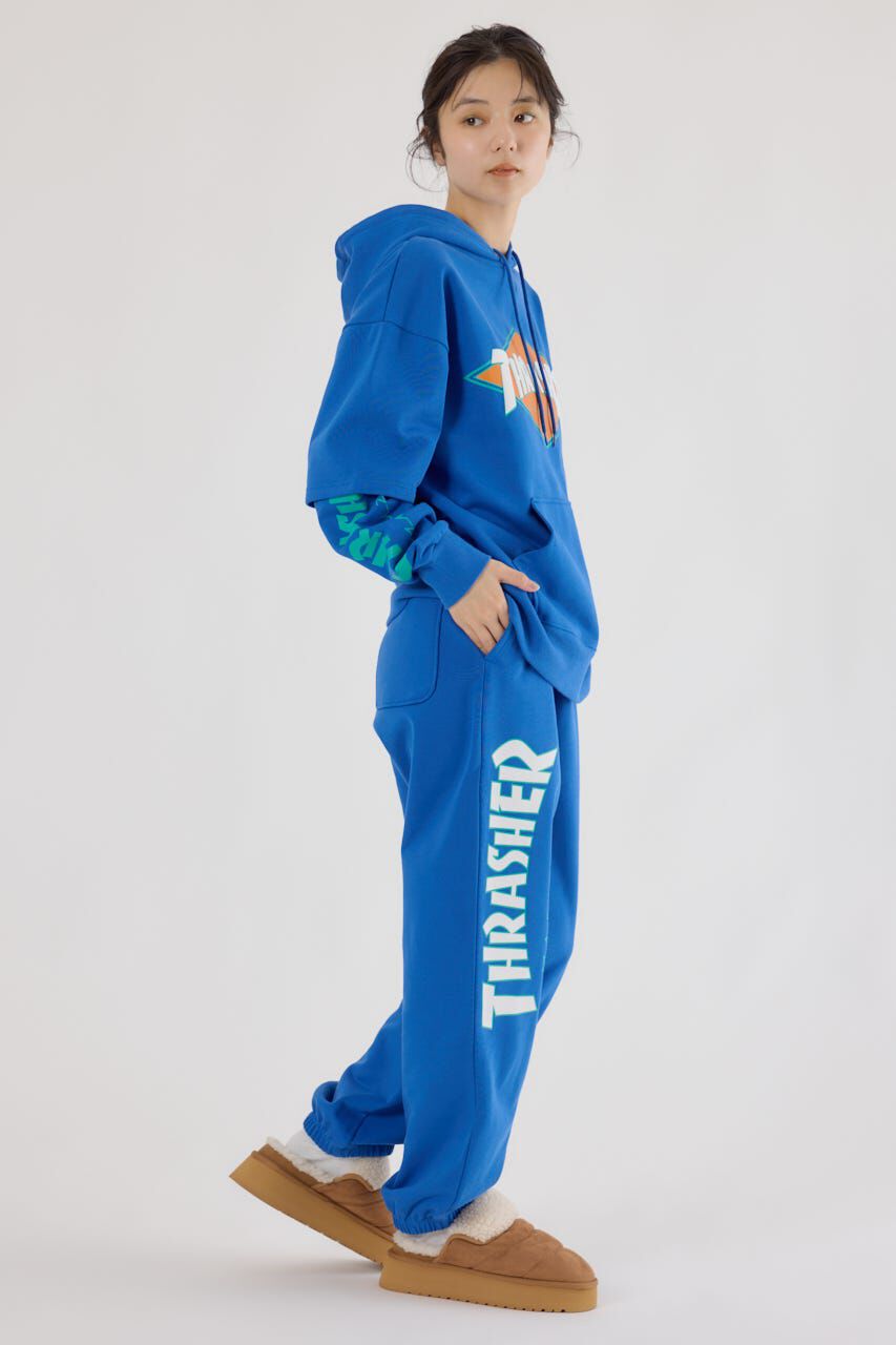 RODEO CROWNS「(THRASHER) レイヤードスウェットパーカー」|パーカー|