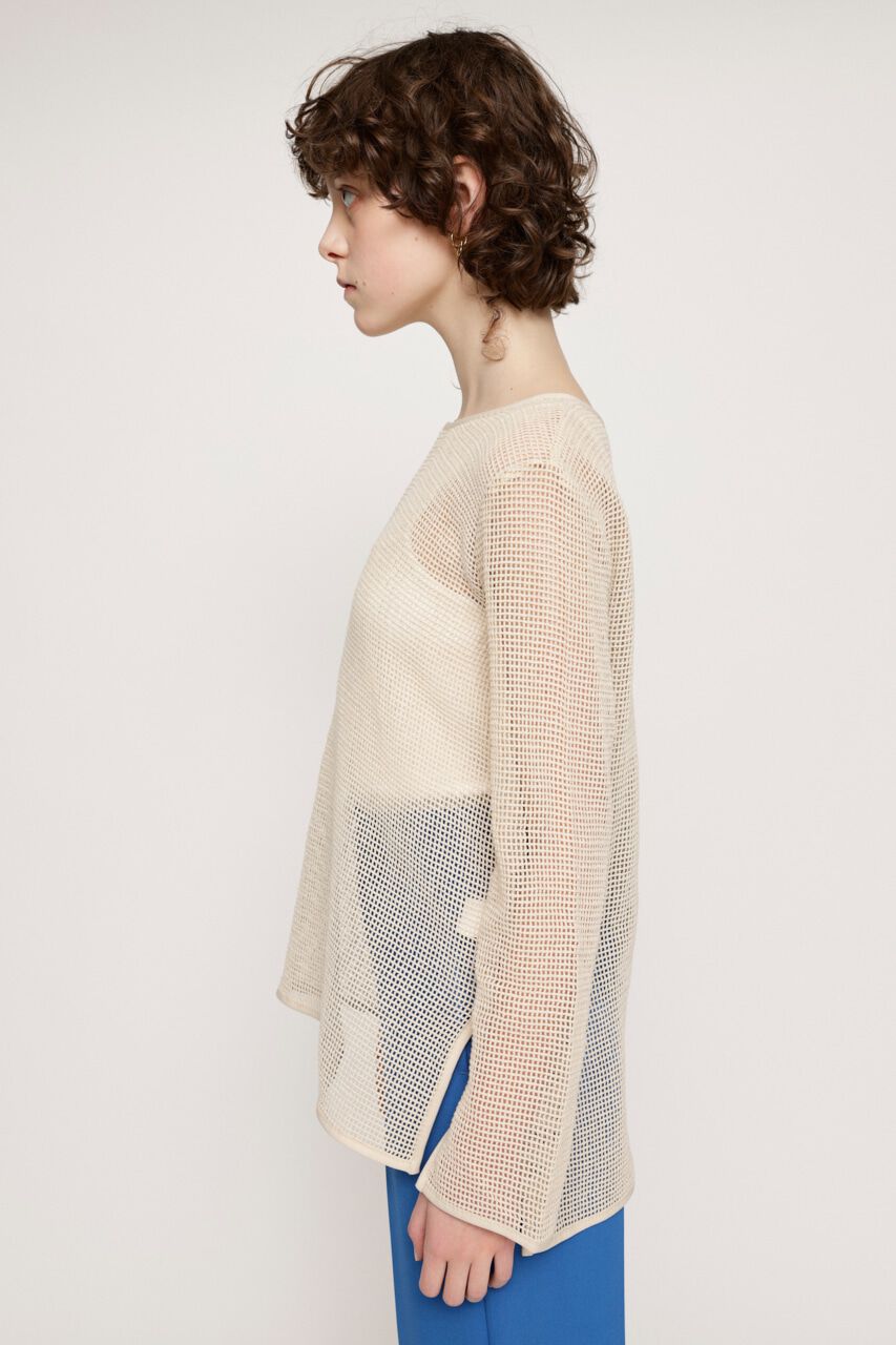 SLY「コットンメッシュロングスリーブトップス 長袖」|シャツ・ブラウス|