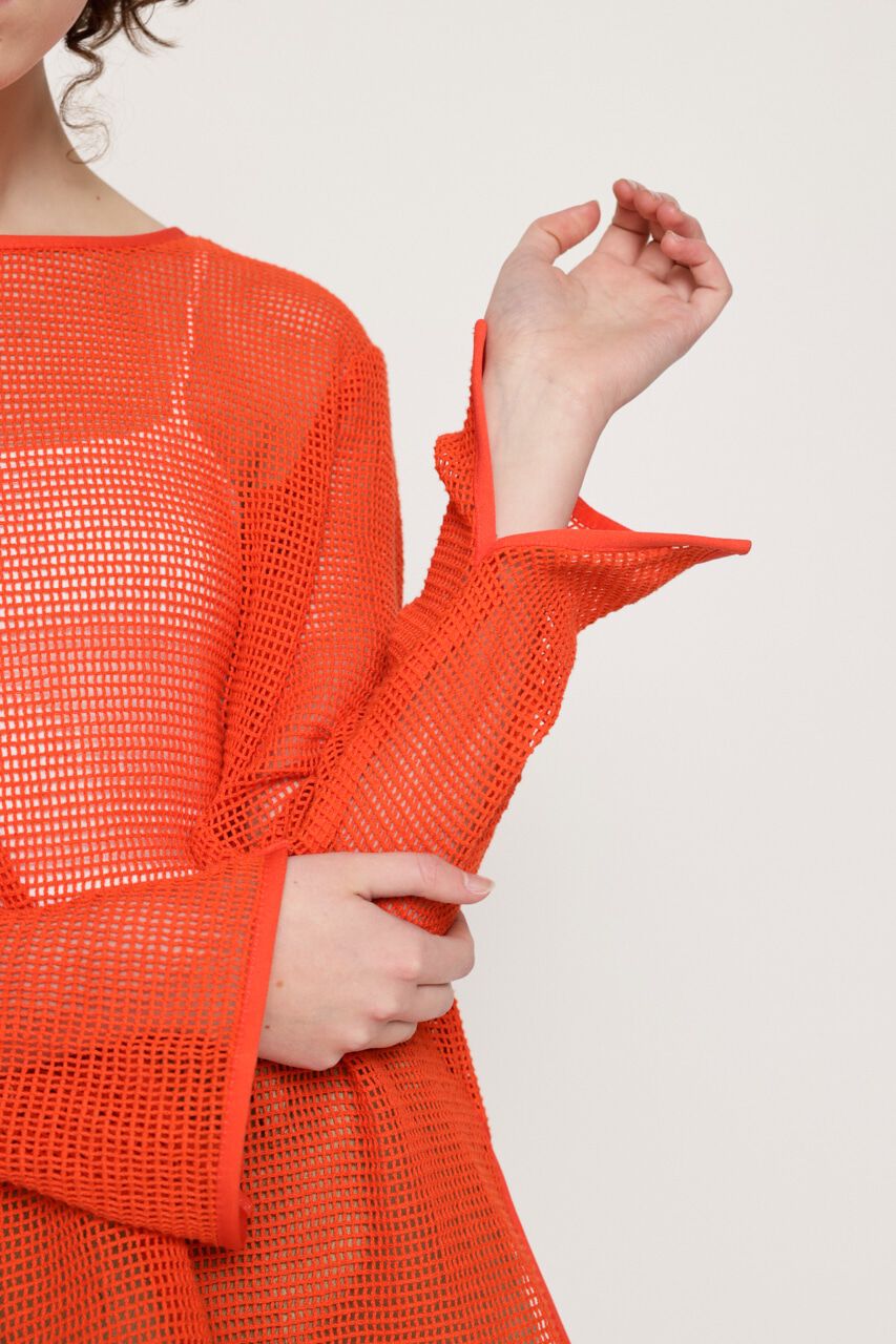 SLY「コットンメッシュロングスリーブトップス 長袖」|シャツ・ブラウス|