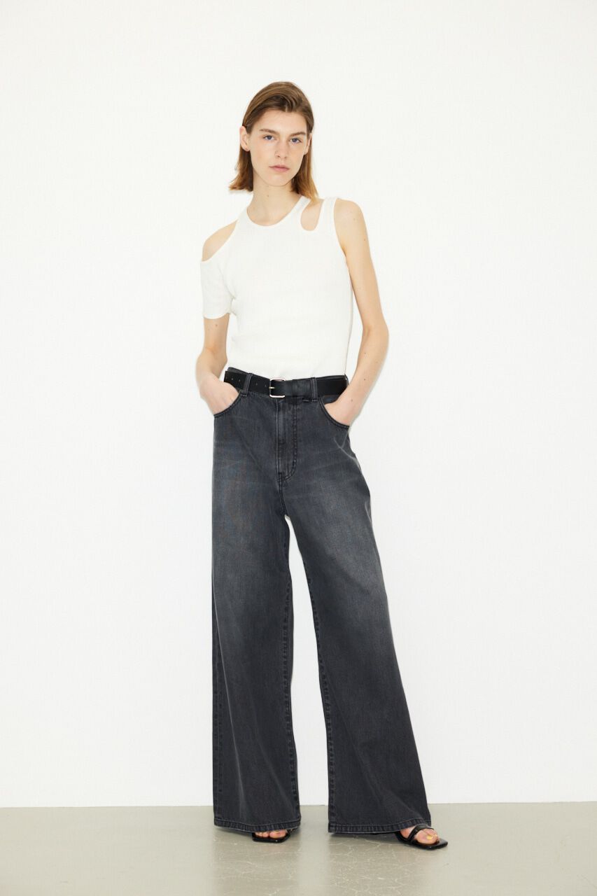 SLY「OPEN ARM RIB トップス」|Tシャツ・カットソー|