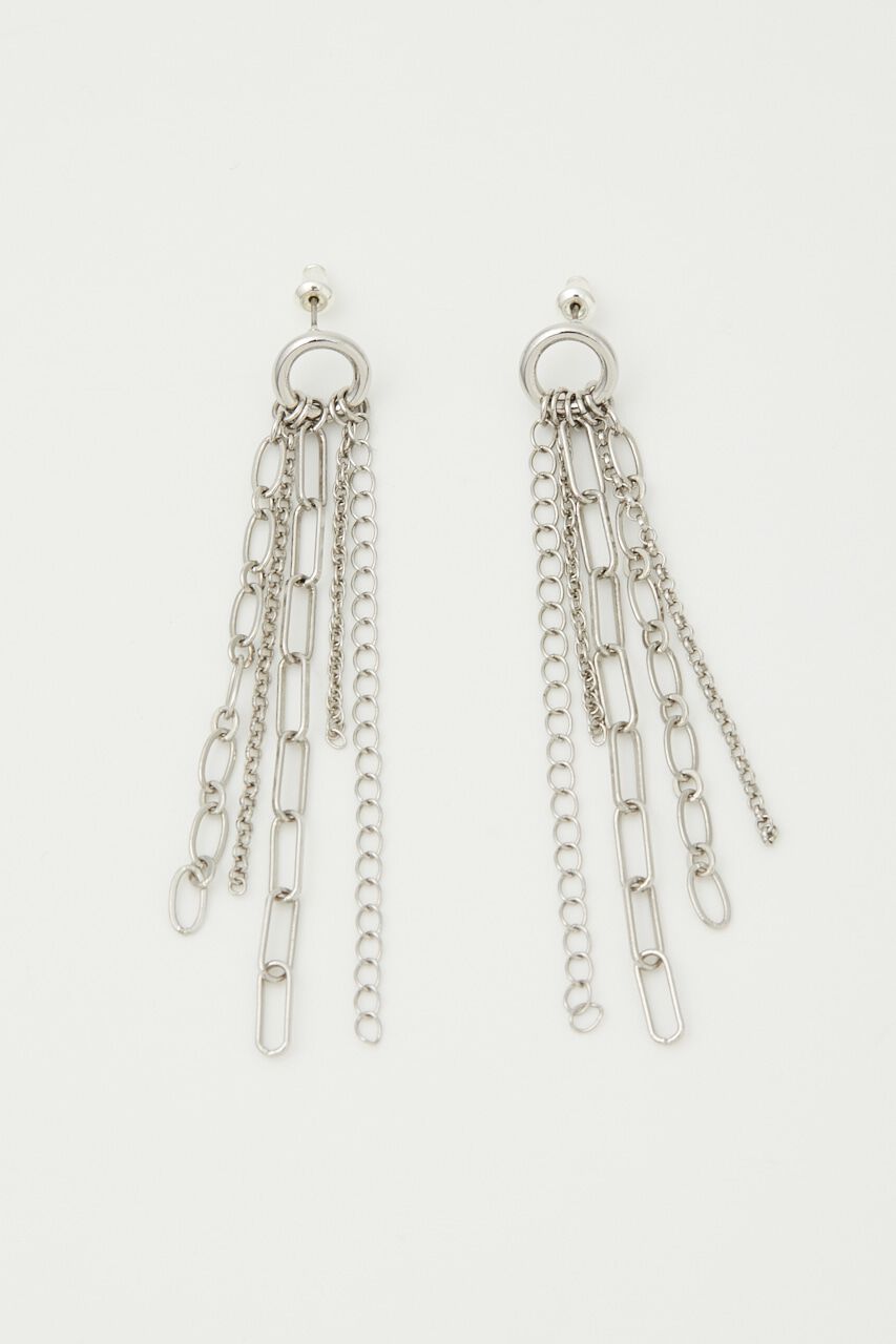 SLY「VARIOUS CHAIN ピアス」|ピアス|SLV