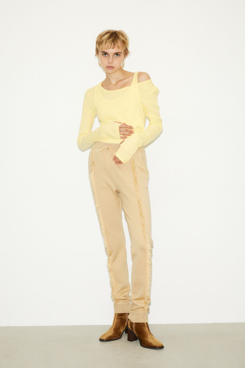 SLY「CENTER FRINGE HG パンツ」|その他|BEG