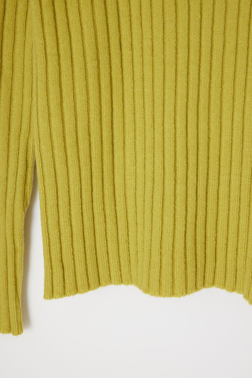 SLY「SHOULDER ZIP OPEN RIB MG トップス」|ニット・セーター|