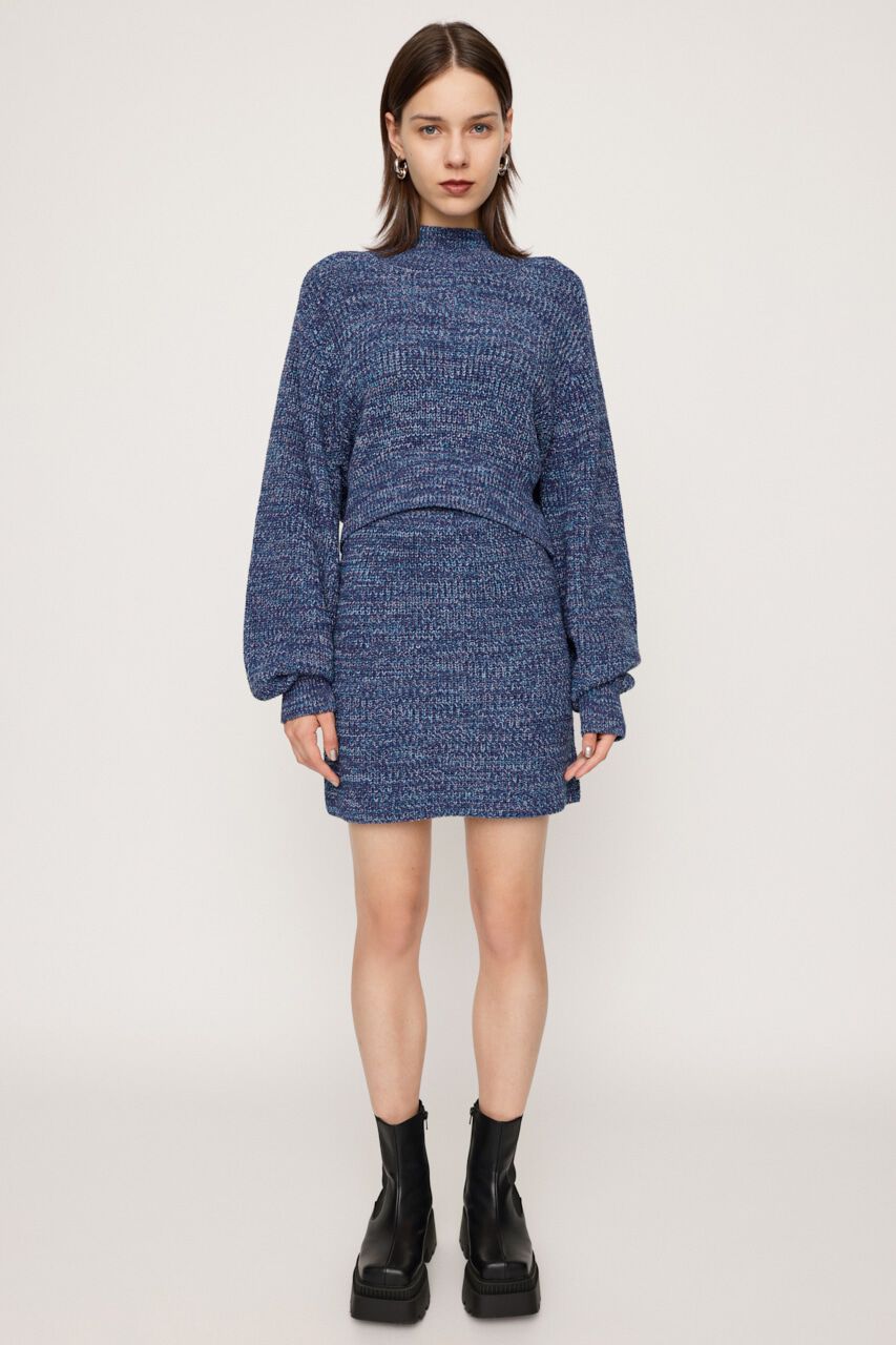 SLY「LG RIB SHORT 2P」|ワンピース|M/BLU7