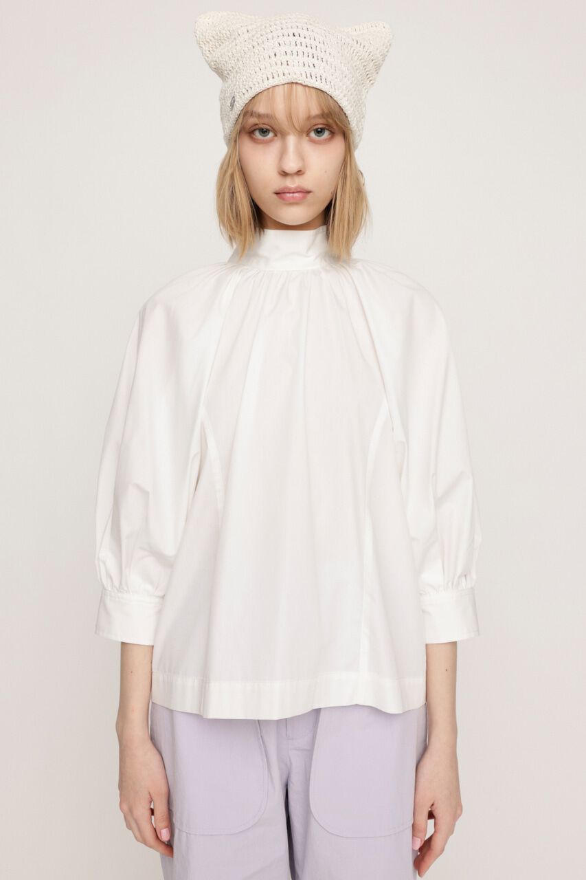 SLY「2WAY VOLUME SLEEVE STITCH ブラウス」|シャツ・ブラウス|