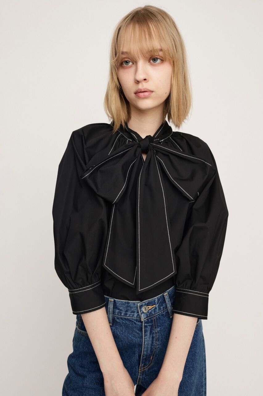 SLY「2WAY VOLUME SLEEVE STITCH ブラウス」|シャツ・ブラウス|