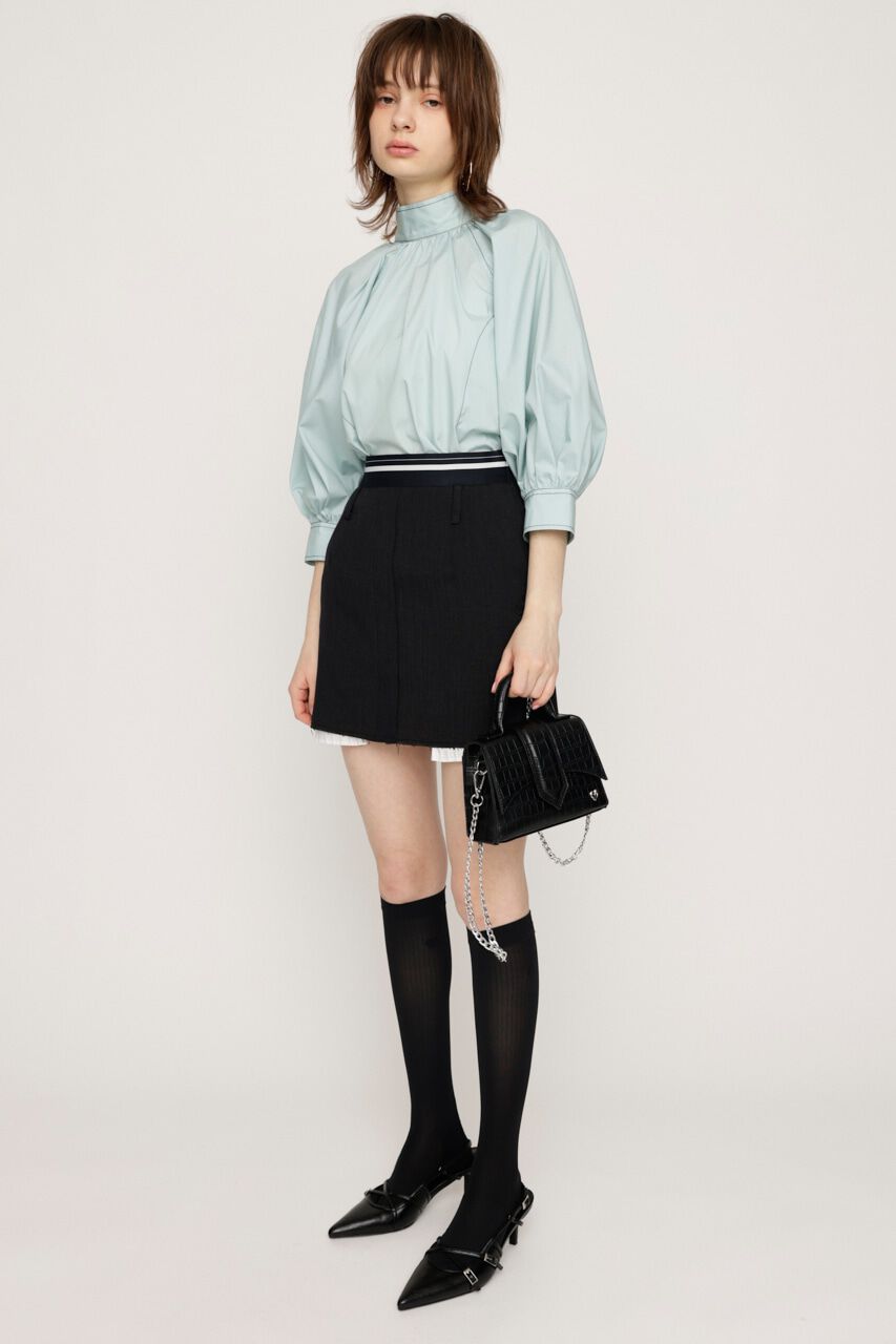 SLY「2WAY VOLUME SLEEVE STITCH ブラウス」|シャツ・ブラウス|