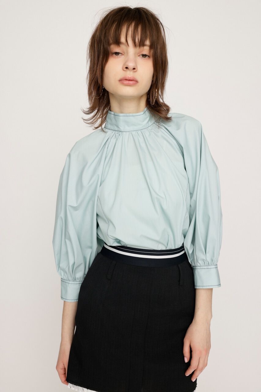 SLY「2WAY VOLUME SLEEVE STITCH ブラウス」|シャツ・ブラウス|