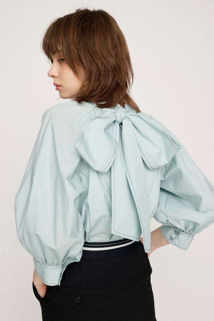 SLY「2WAY VOLUME SLEEVE STITCH ブラウス」|シャツ・ブラウス|