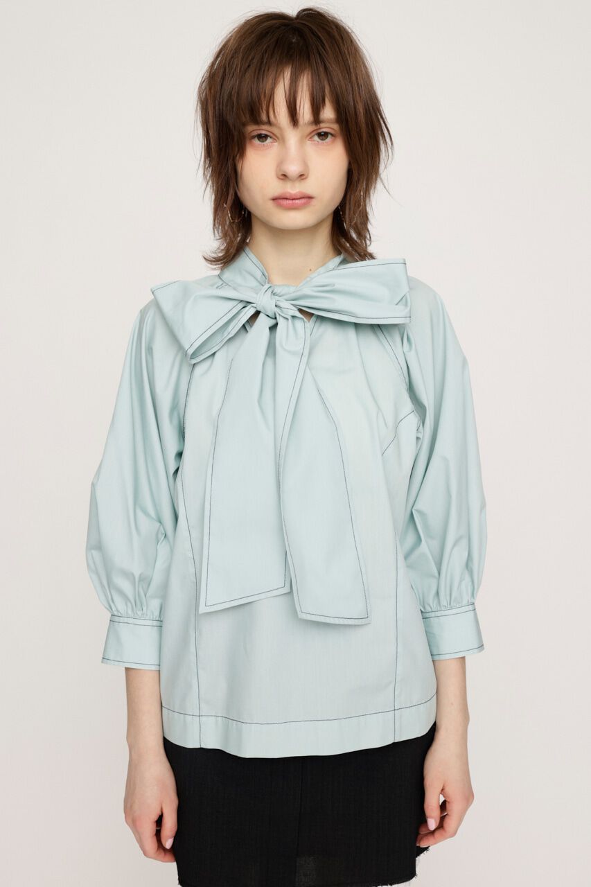 SLY「2WAY VOLUME SLEEVE STITCH ブラウス」|シャツ・ブラウス|