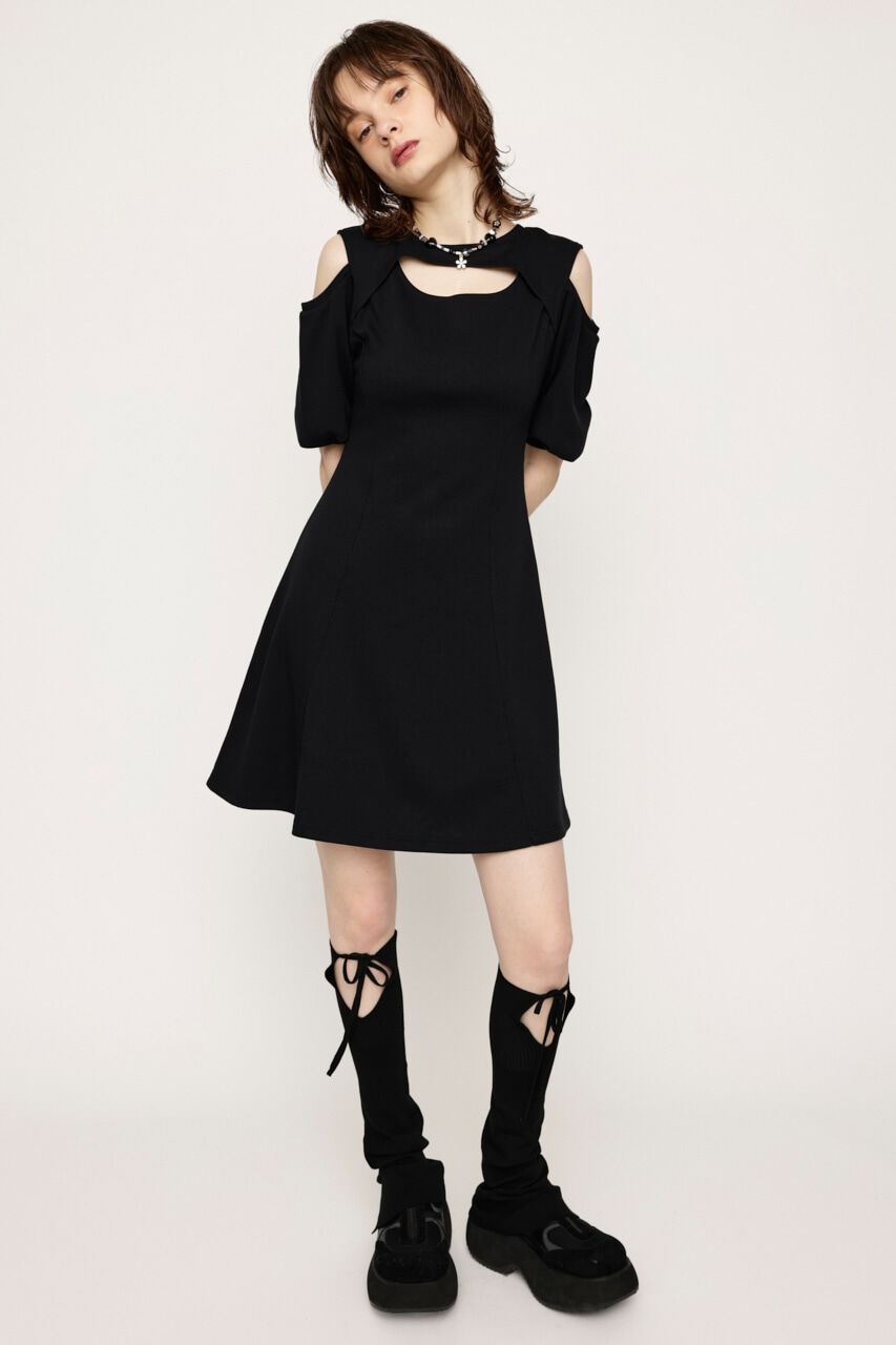 SLY「OPEN SHOULDER CUT ショートワンピース」|ワンピース|