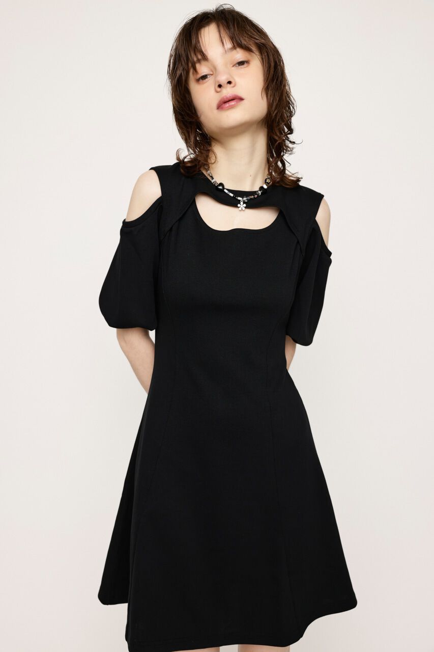 SLY「OPEN SHOULDER CUT ショートワンピース」|ワンピース|