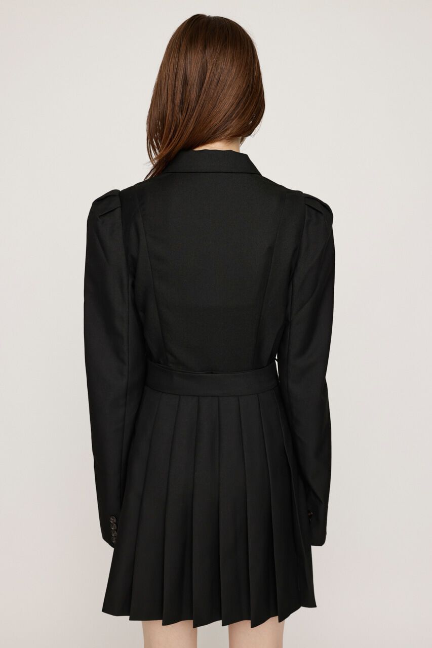SLY「TAILORED PLEATS ショートワンピース」|ワンピース|