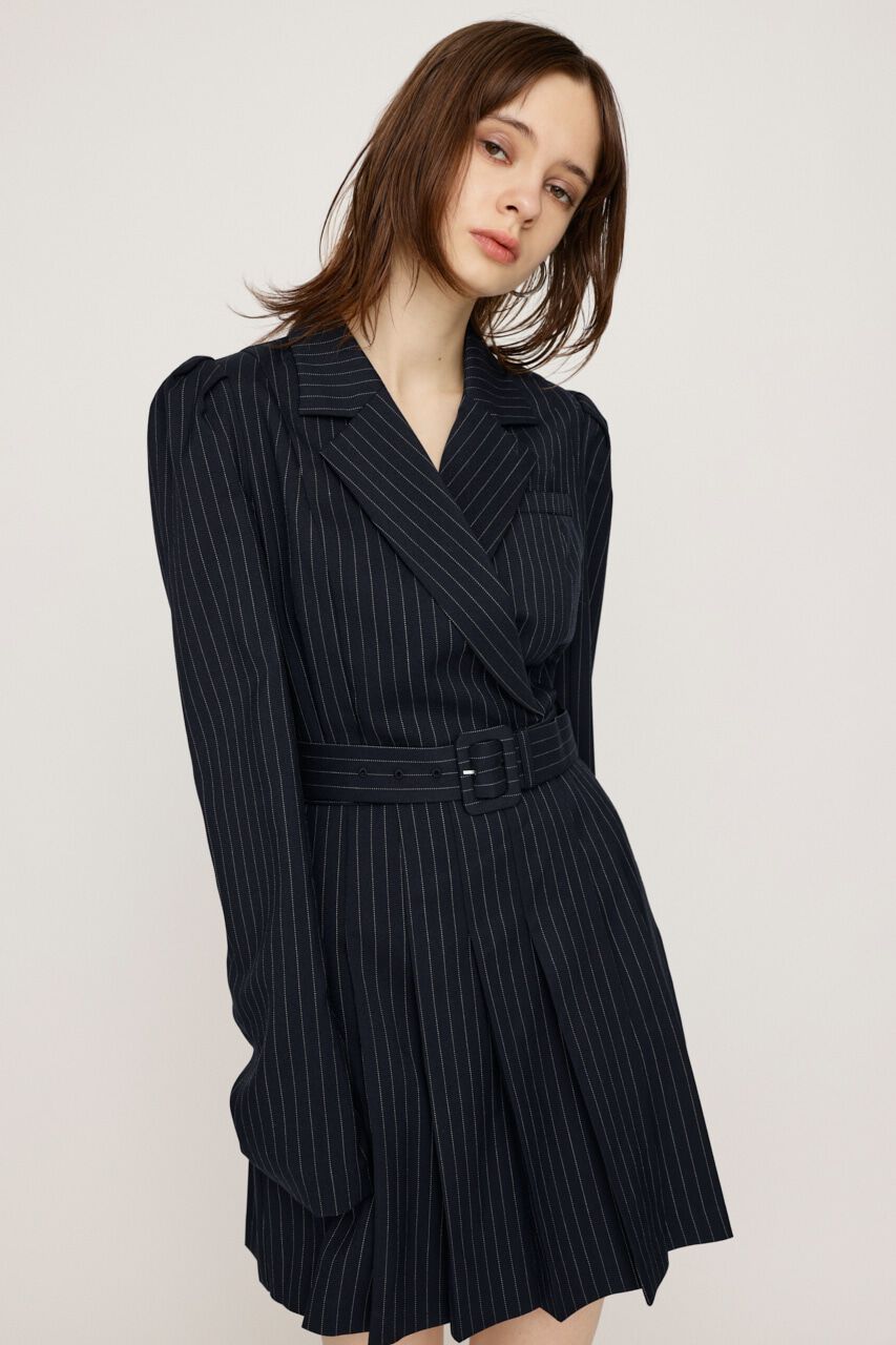 SLY「TAILORED PLEATS ショートワンピース」|ワンピース|