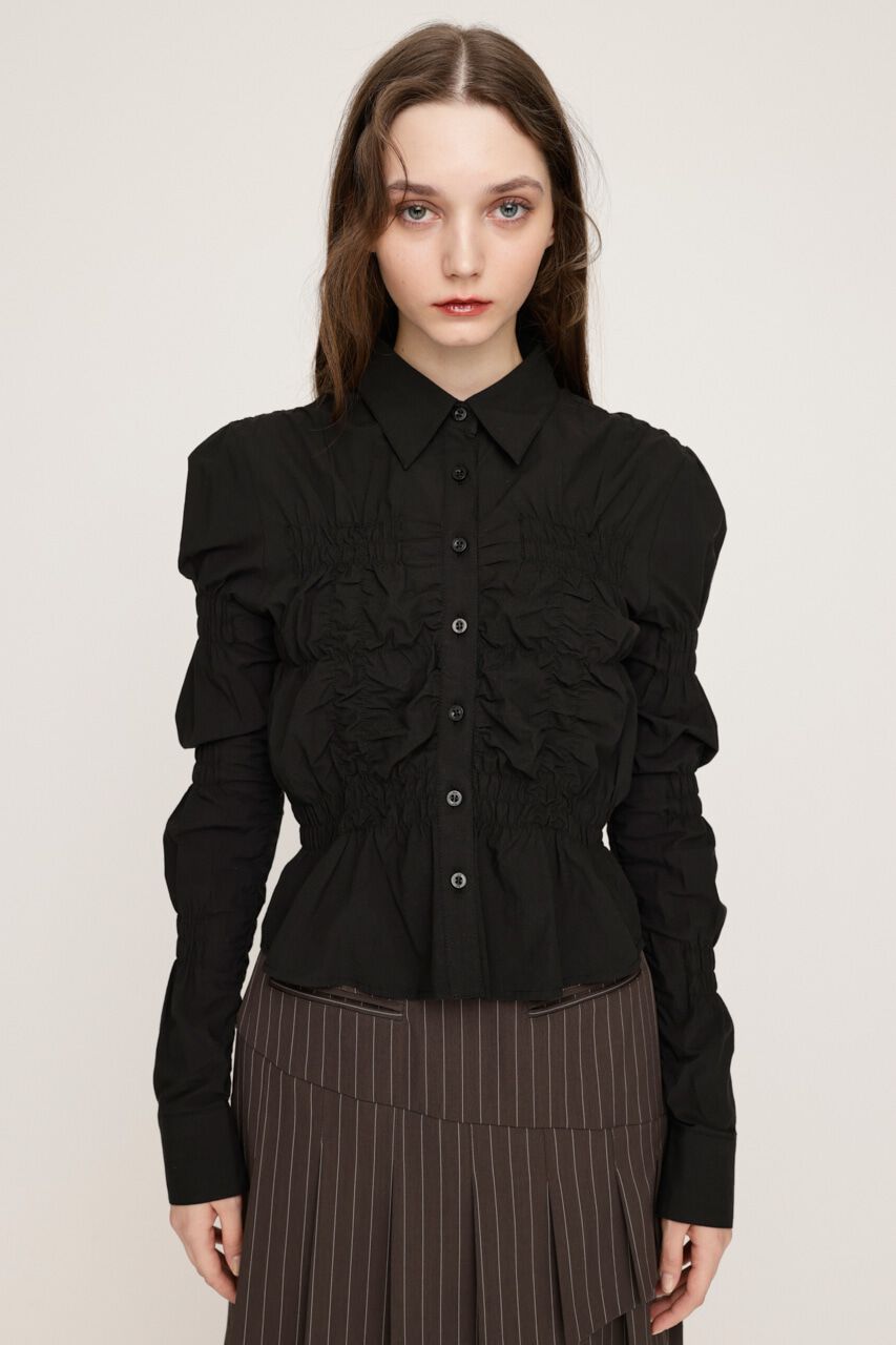 SLY「RANDOM SHIRRING トップス」|シャツ・ブラウス|