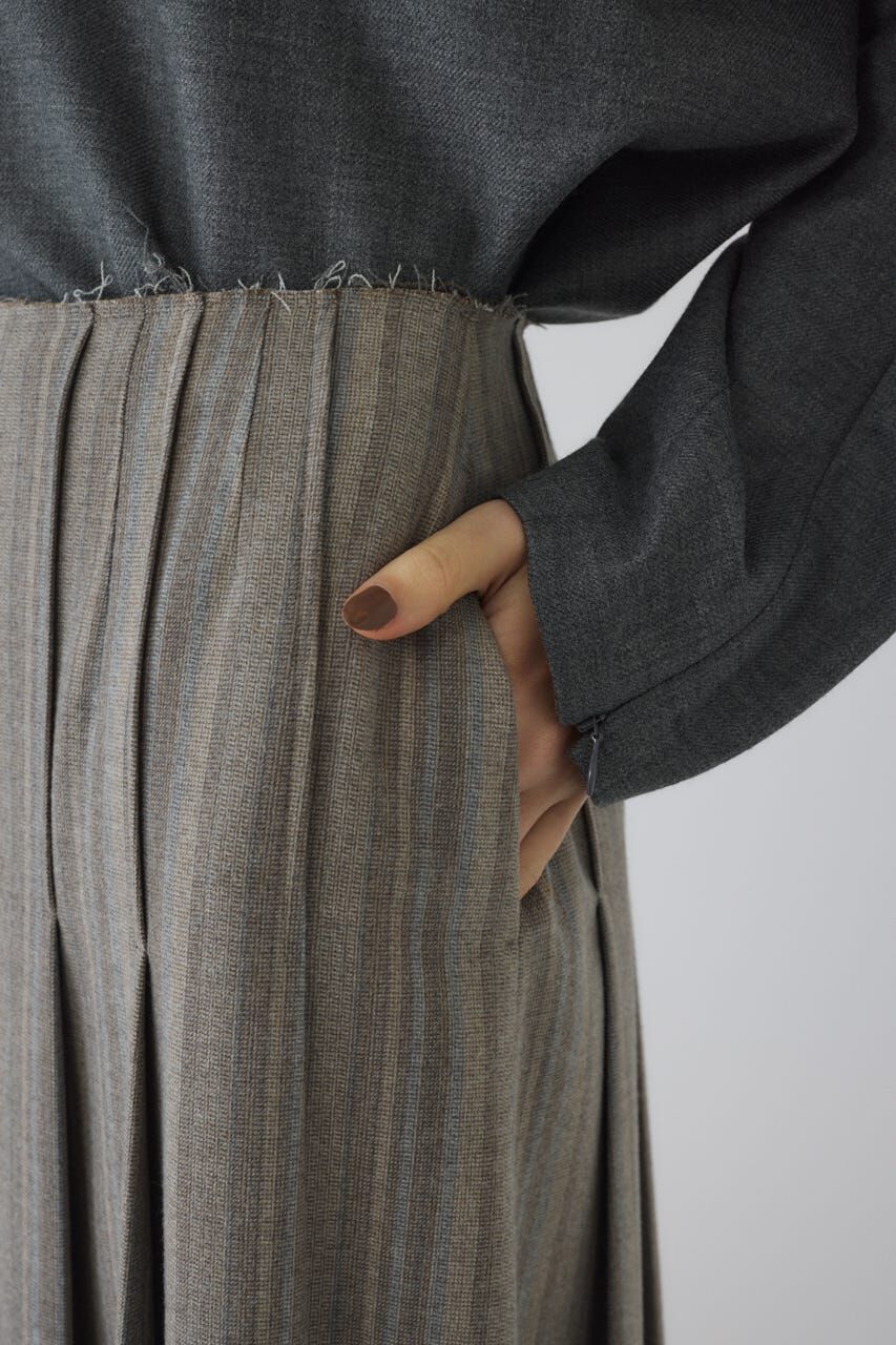 RIM.ARK 「Cut off pleats SK」|スカート|