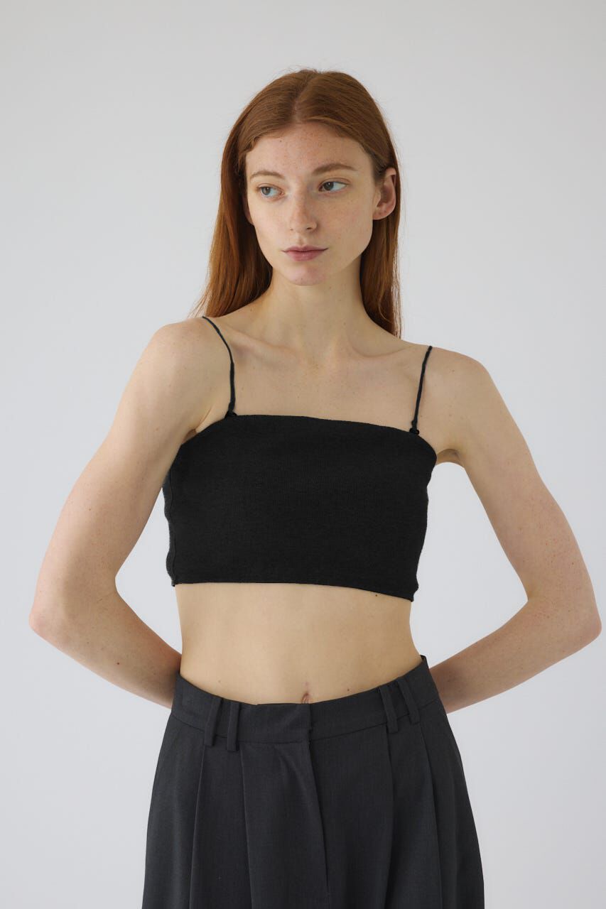 RIM.ARK 「Strap bandeau」|チューブトップ|BLK