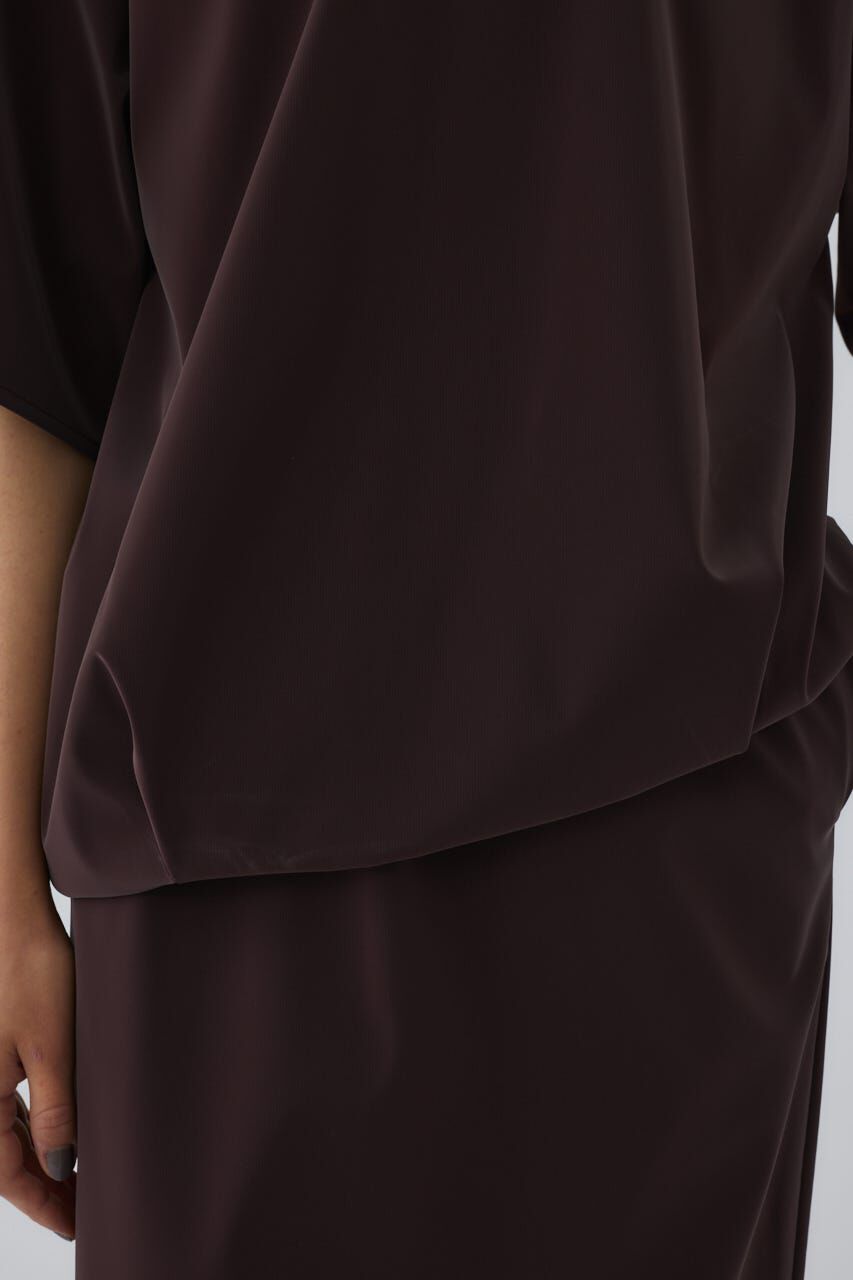 RIM.ARK 「Shimmer asymmetry tops」|シャツ・ブラウス|