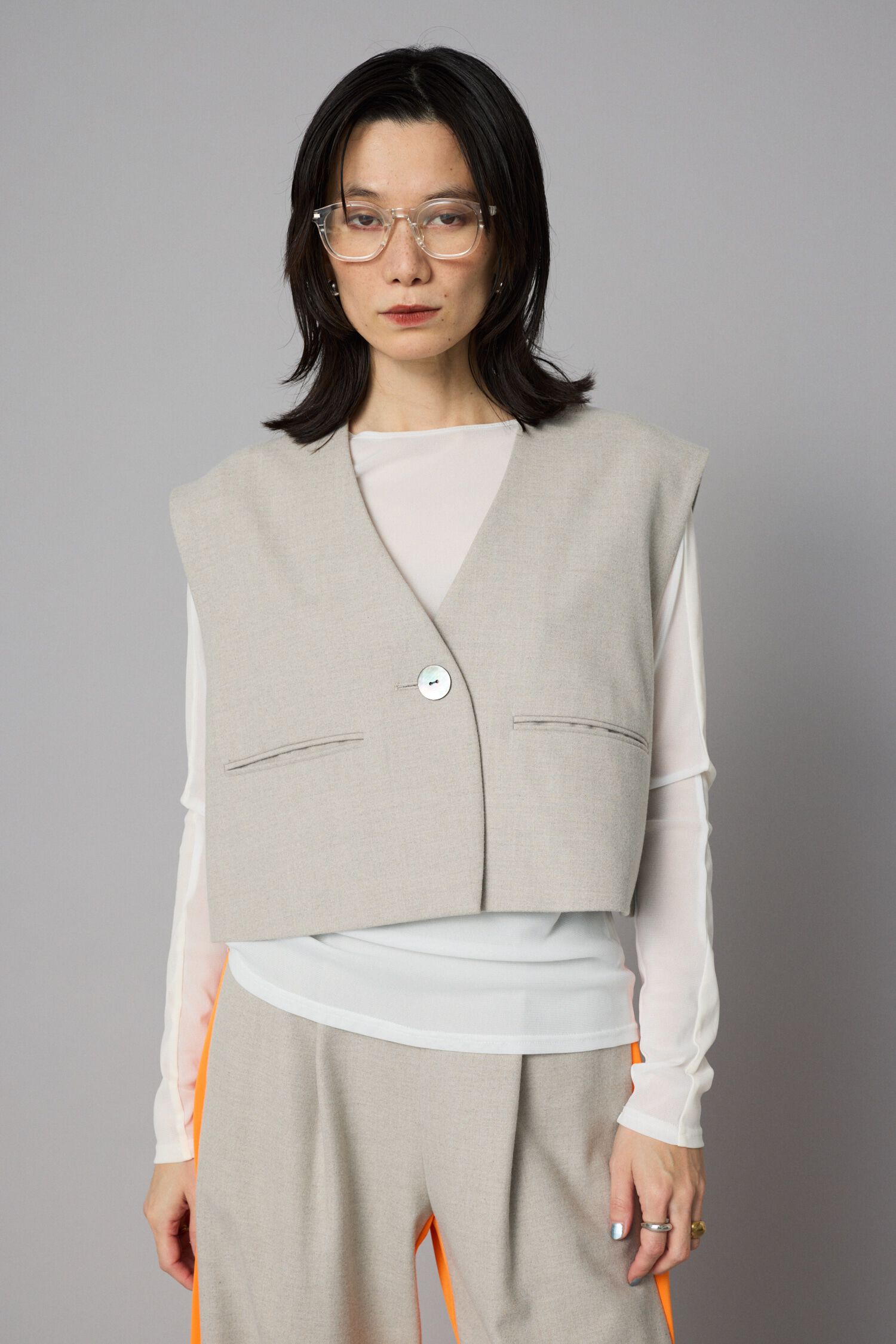 HeRIN.CYE「Box vest」|シャツ・ブラウス|