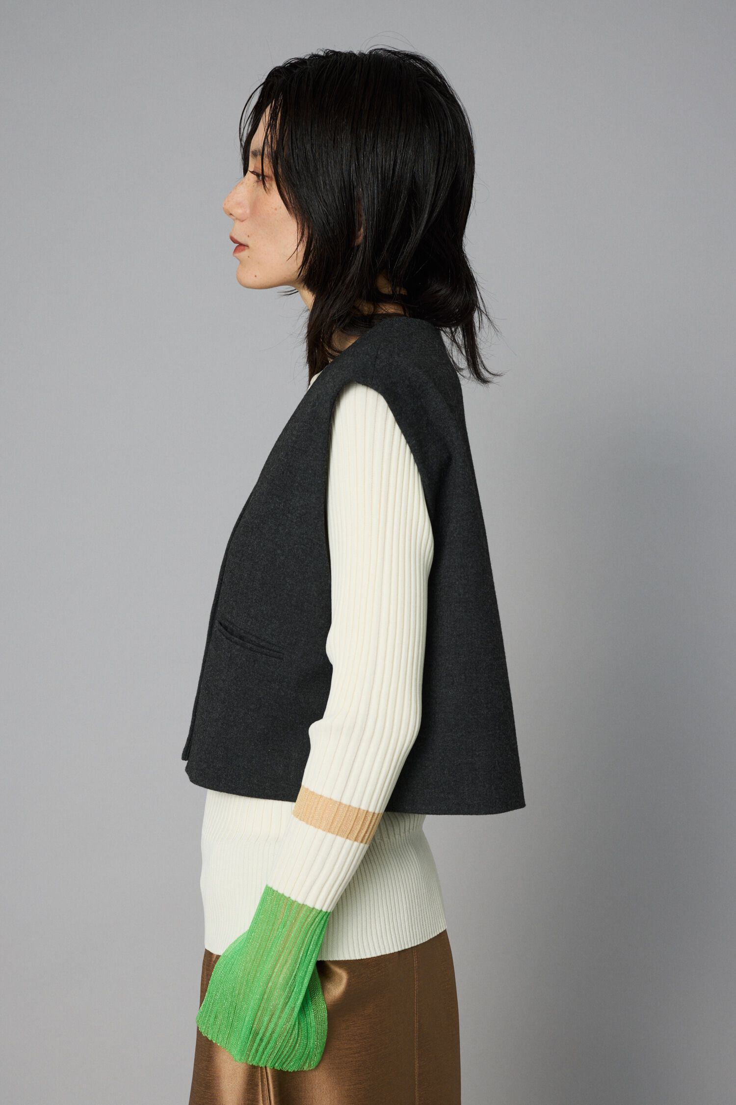 HeRIN.CYE「Box vest」|シャツ・ブラウス|