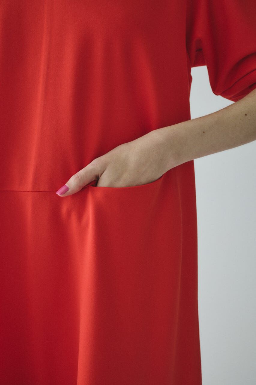 HeRIN.CYE「Switching material dress」|ワンピース|