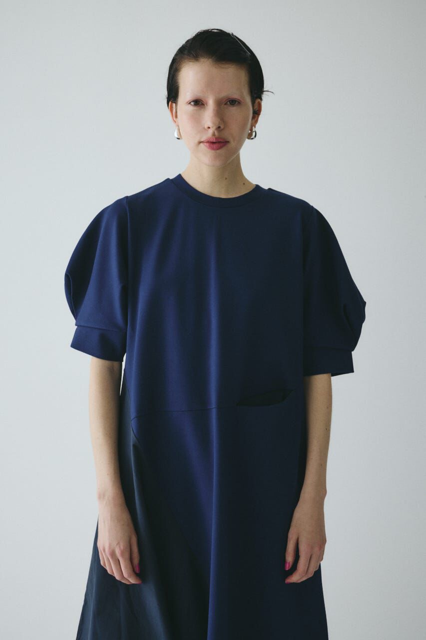 HeRIN.CYE「Switching material dress」|ワンピース|